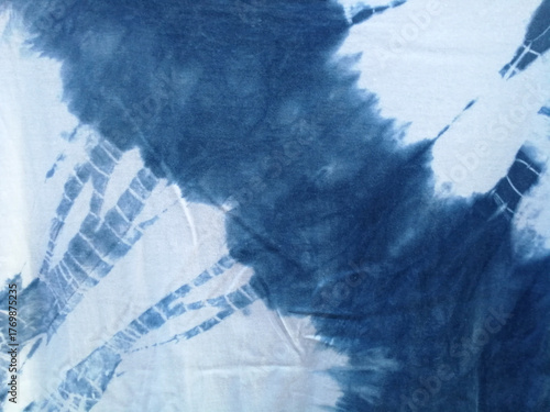 Obraz na plátne tie dye pattern dip dyed technique on cotton fabric background