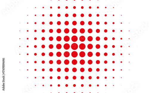 Halftone circles, halftone dot pattern