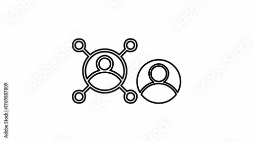 The connection icon is displayed on a white background.