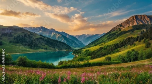 beautiful natural scenery background video wallpaper