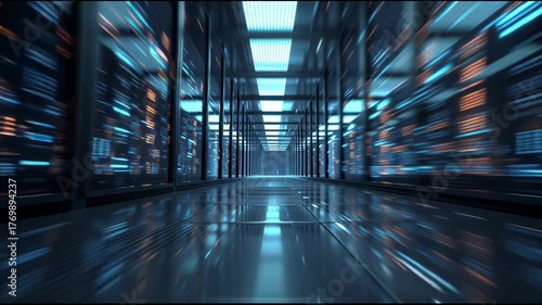 Server Room Data Center Interior