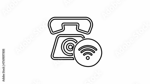 The call icon is displayed on a white background.