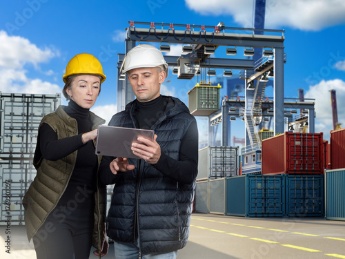 Logistics managers coordina...