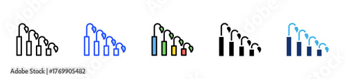 Carbon Offset Icon Collection With Multiple Styles