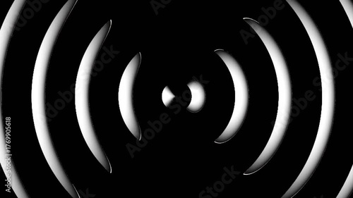 3D Animation of Sound Waves | Alpha Channel