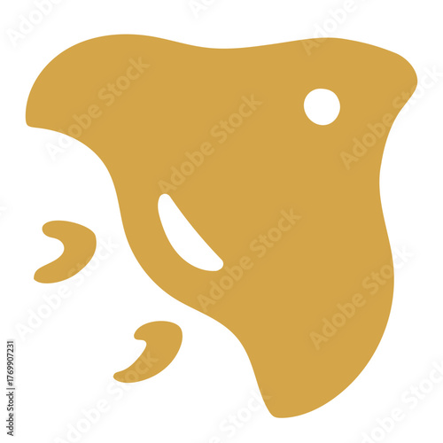 年賀状の千鳥のイラスト素材