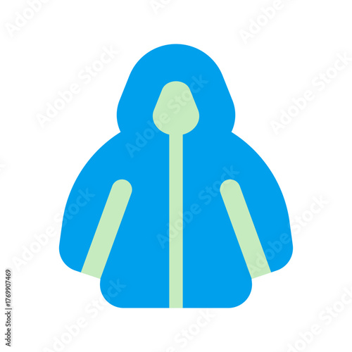 raincoat duo tone icon