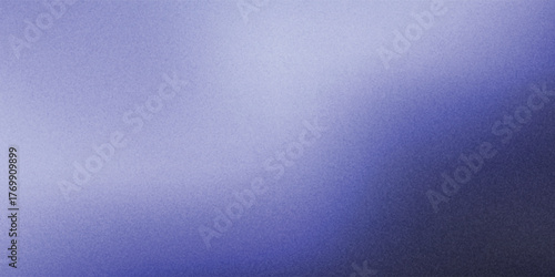 Black dark blue purple violet lilac gray white abstract wavy wave pattern background. Color gradient ombre blur. Rough noise grain grainy dust. Dusty pale shade
