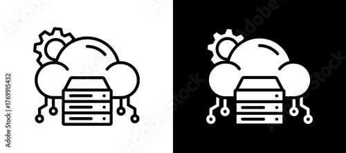 Cloud Computing doublestyle icon