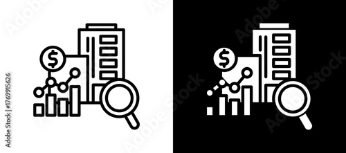 Bussines Forecast doublestyle icon