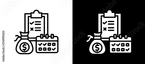 Budget Planning doublestyle icon