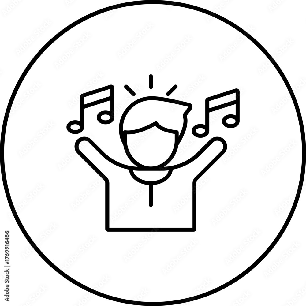 Obraz premium Music Icon