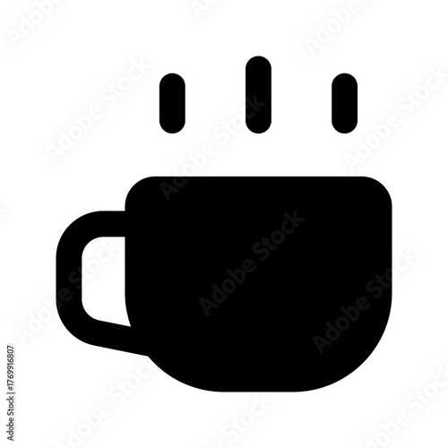 coffee glyph icon