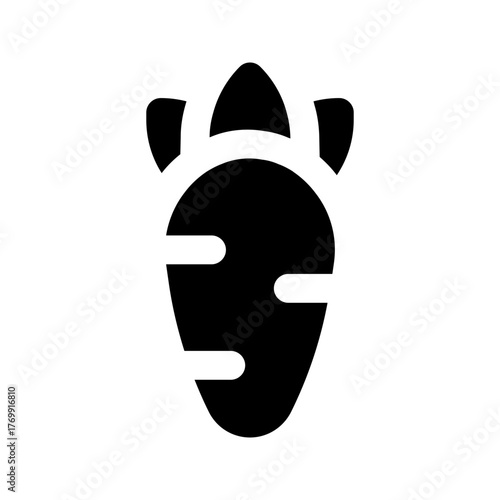 carrot glyph icon