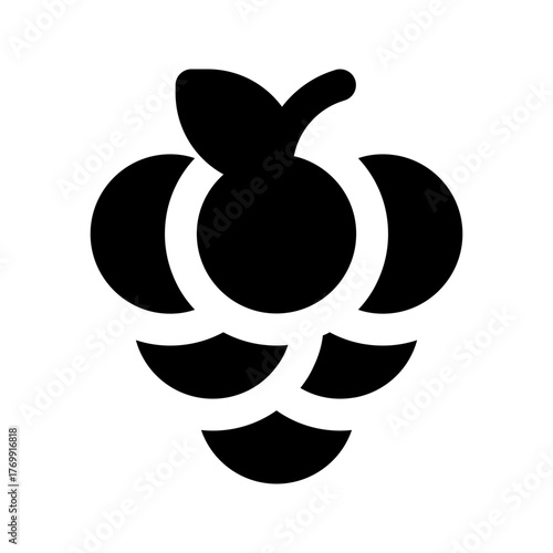 grape glyph icon