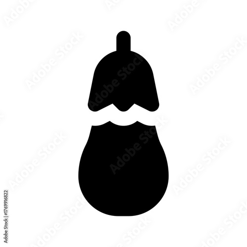 eggplant glyph icon