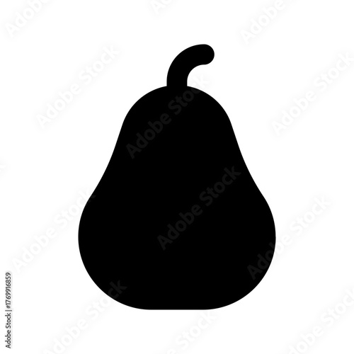 pear glyph icon