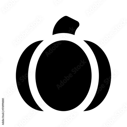 pumpkin glyph icon