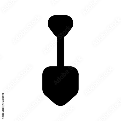 shovel glyph icon
