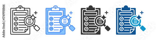 Transparency Icon Set Multiple Style Collection