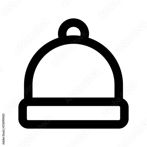 beanie line icon