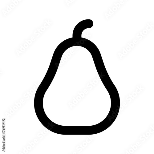 pear line icon