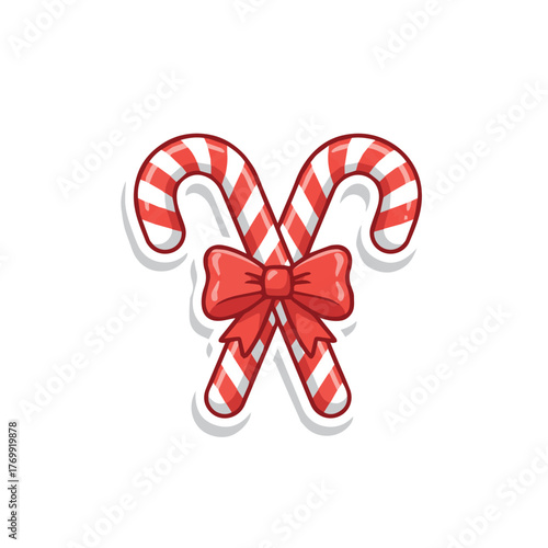 candy cane heart