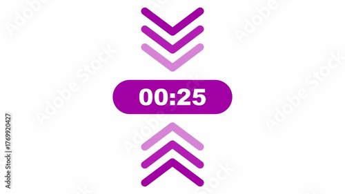 30 seconds timer on white background for competitions, 30 seconds countdown for quick response, 30 seconds deadline.