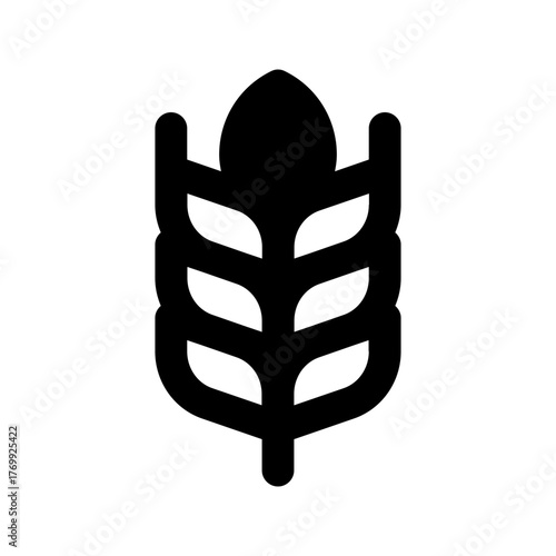 wheat line icon