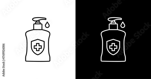Soap White Icon Set Design