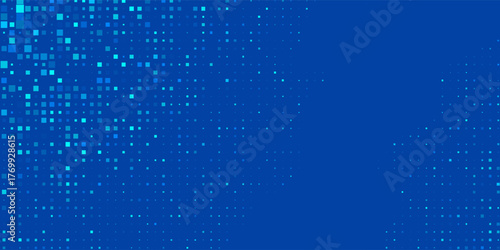 Vector Blue Tech Finance Fintech Background Abstract Pixel Pattern design abstract simple art