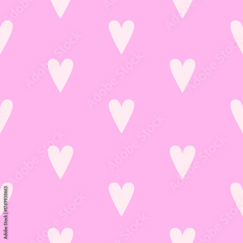 Adoring Valentine Hearts seamless pattern