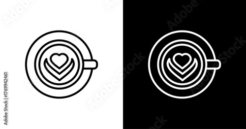 Latteart White Icon Set Design