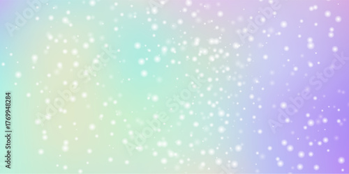 Holographic fantasy rainbow unicorn background. Magic unicorn hologram. kawaii princess gradient. Abstract fabulous background for Christmas, new year, Xmas holidays, celebration, party.