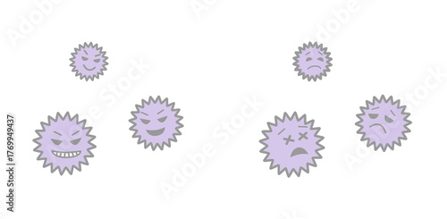 表情のあるウイルス