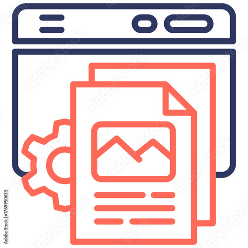 Content Management System Icon