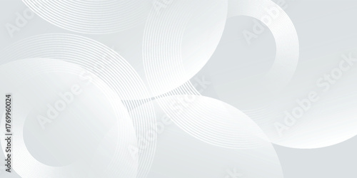 White geometric abstract background overlap layer on bright space with lines effect decoration. vector eps10