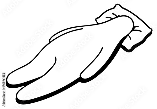 Exhausted person lying on bed with head buried in pillow.  fatigue, apathy and emotional burnout