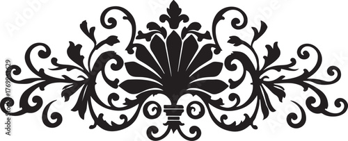 Elegant Floral Decorative Design for Invitations, Greeting Cards, and Posters 