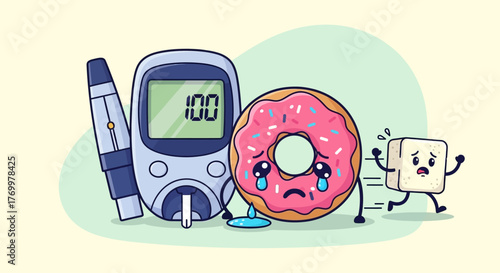 blue robot with headphones