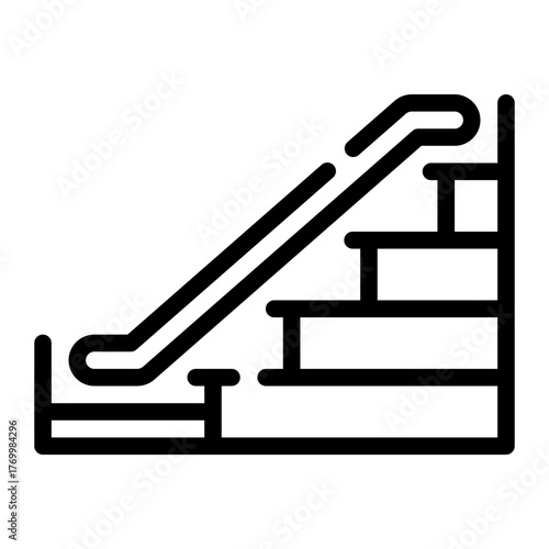 escalator line icon