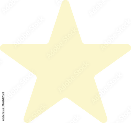 golden star on white background