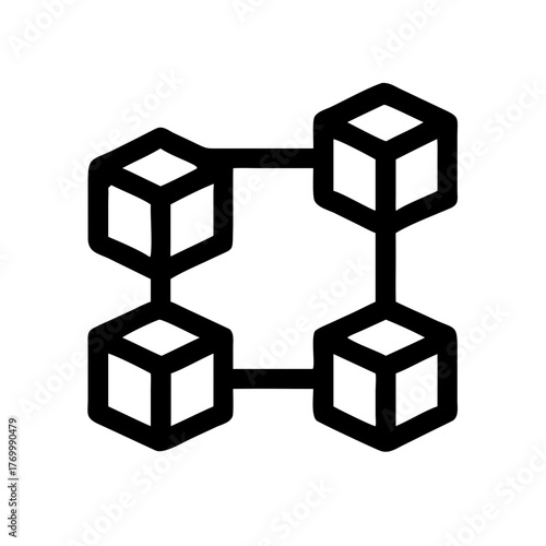 Blockchain Cryptocurrency Ledger Digital Finance Technology icon set – Blockchain, Cryptocurrency, Ledger, Digital, Finance, Technology, Secure