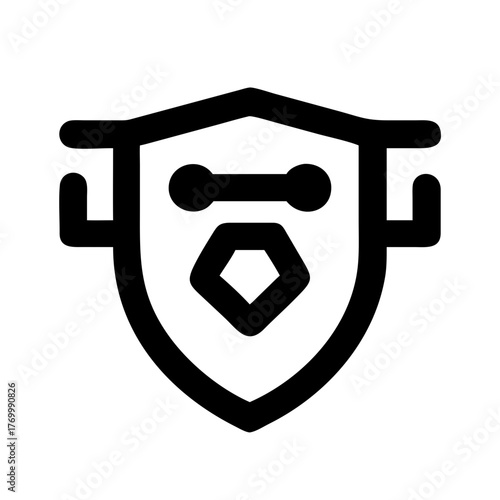 Drone Shield Security Icon Set – Protection, Surveillance, Aviation, Monitoring, Defense, Technology, Network