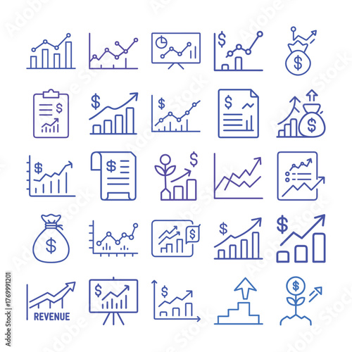 business bundle icons set.icon, symbol, vector, set, web, icons, sign, business, graph, illustration, arrow, chart, button, etc.