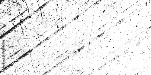 Black White Abstract Distressed Grunge Scratches Vector Texture