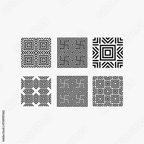 seamless geometric backdound. abstract fabric background