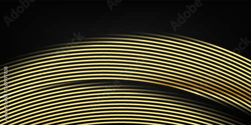 Abstract vector background. Geometric Lines - Creative and Inspiration Design . Gold Color