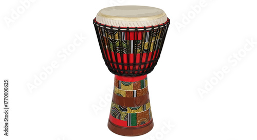 Vibrant Hand Drum A Rhythm of Colors and Tradition