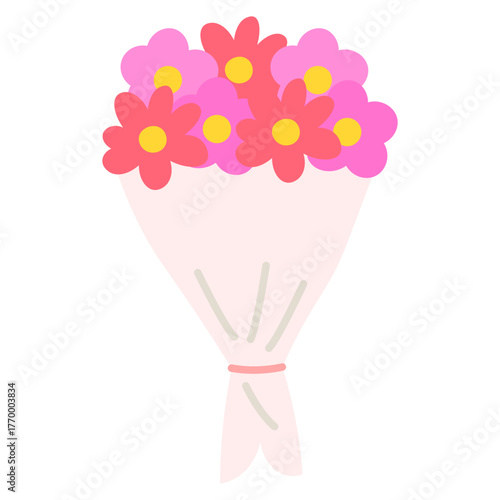 Cute Flower Bouquet Stickers